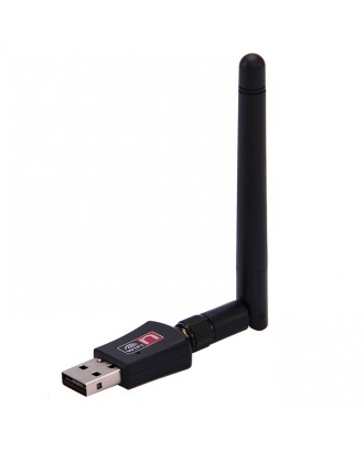 Wireless-N USB 2.0 High Speed 2.4G 2DbI 300Mbps USB Adapter