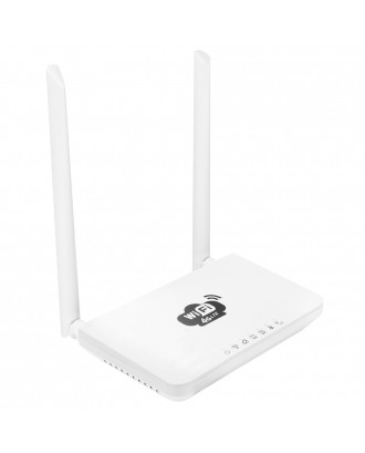 CP6 4G LTE Smart WIFI Router 802.11 b/g/n 300Mbps Support SIM Card FDD-LTE/WCDMA/GSM - White