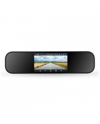Xiaomi Mijia Smart Rearview Mirror 5 Inch IPS Display Car DVR Camera With Intelligent Voice Control Parking Monitoring Dual Recording Front And Back - Black