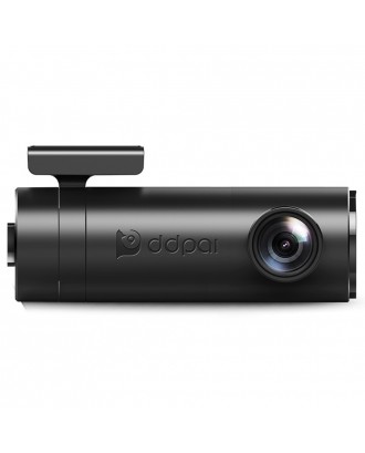 DDPai Mini2S Car DVR Camera 1440P HD 140 Degree FOV F1.8 Built-in 2.4GHz Dual WiFi Loop Recorder - Black