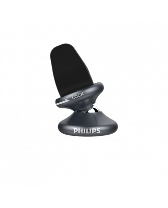 Philips DLK35006 Universal Car Mobile Phone Holder Outlet Magnetic Bracket For Tablet/Mobile Phone - Black