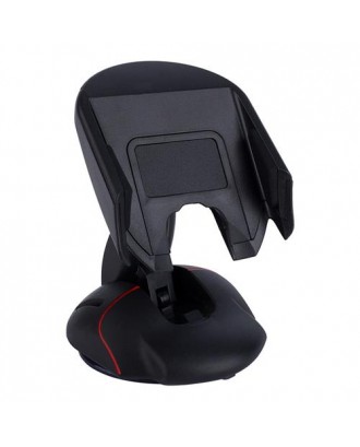 Car Mount Holder Mouse Folding Bracket Full 360 Degree Rotation GPS Holder Car Sucker Universal Phone Mount Holder Stand - Black